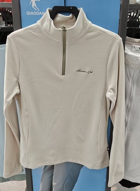 乔丹女长袖T恤衫2025年秋冬季新款运动休闲长袖T恤QDFTL2254447