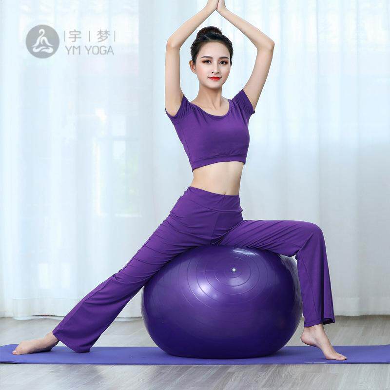 瑜伽服女夏天跑步服健身房运动服裤肚皮舞蹈表演服运动风