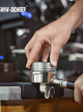 mhw-3bomber轰炸机咖啡压粉器 自动回弹恒定弹簧粉锤 压粉锤58mm