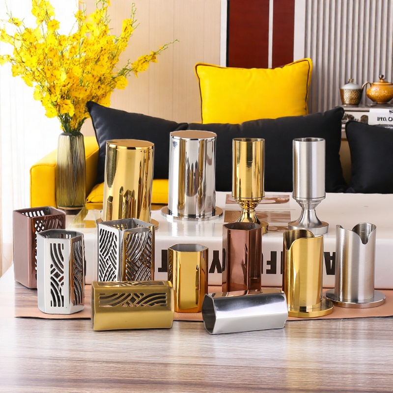 创意不锈钢金色牙签盒