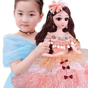 Búp bê Dress Up Barbie Set Hộp quà tặng Trẻ em gái Đồ chơi Quần áo Thanh có thể mặc Công chúa Phong cách mới - Búp bê / Phụ kiện