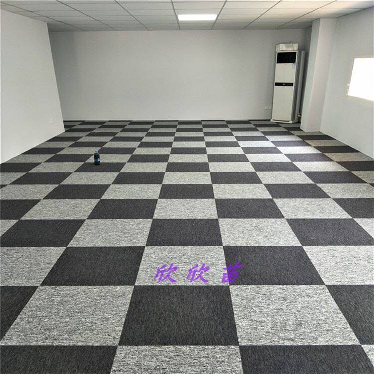 巨东tb50方块毯pvc底背50*50cm纯色简约家用办公室商用写字楼地毯