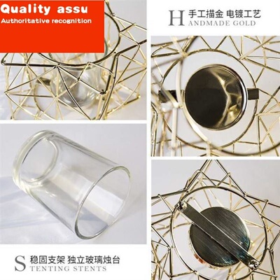 好货new Nordic Candle Stick Decoration Romance Dinner Table