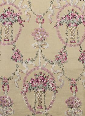 KS25-016日本进口早苗棉环锭纺工艺花篮 半米图不整 建议一米