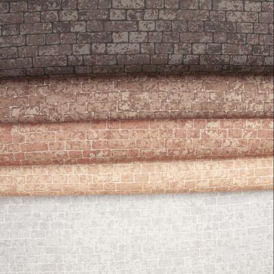 16-0264 新款  印花布Texture Collection *BRICK*  复古砖纹布