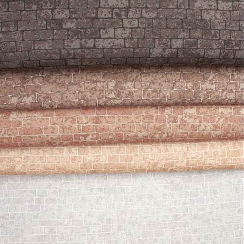 16-0264 新款  印花布Texture Collection *BRICK*  复古砖纹布