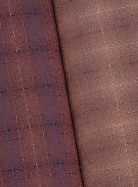 OYY11573 ANN LEE 小原屋日本进口 提花红色格子先染布宽幅110cm