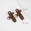 (Cognac Color Straight Gold Buckle) [No Need to Punch Holes] a Must-Have for Transformation