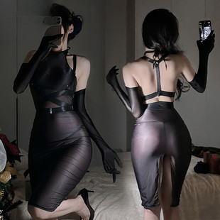 2026内衣包臀紧身高弹绳衣捆绑诱惑夫妻计生夜店连衣裙女