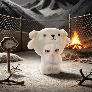 田栩宁专属AYOR TOYS EMO'S情绪避难所系列毛绒盲盒搪胶挂件礼物
