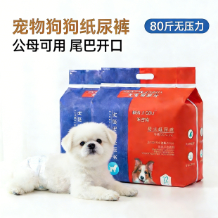礼貌带 小狗母狗卫生巾月经裤 京巴狗狗纸尿裤 公狗专用尿不湿生理裤