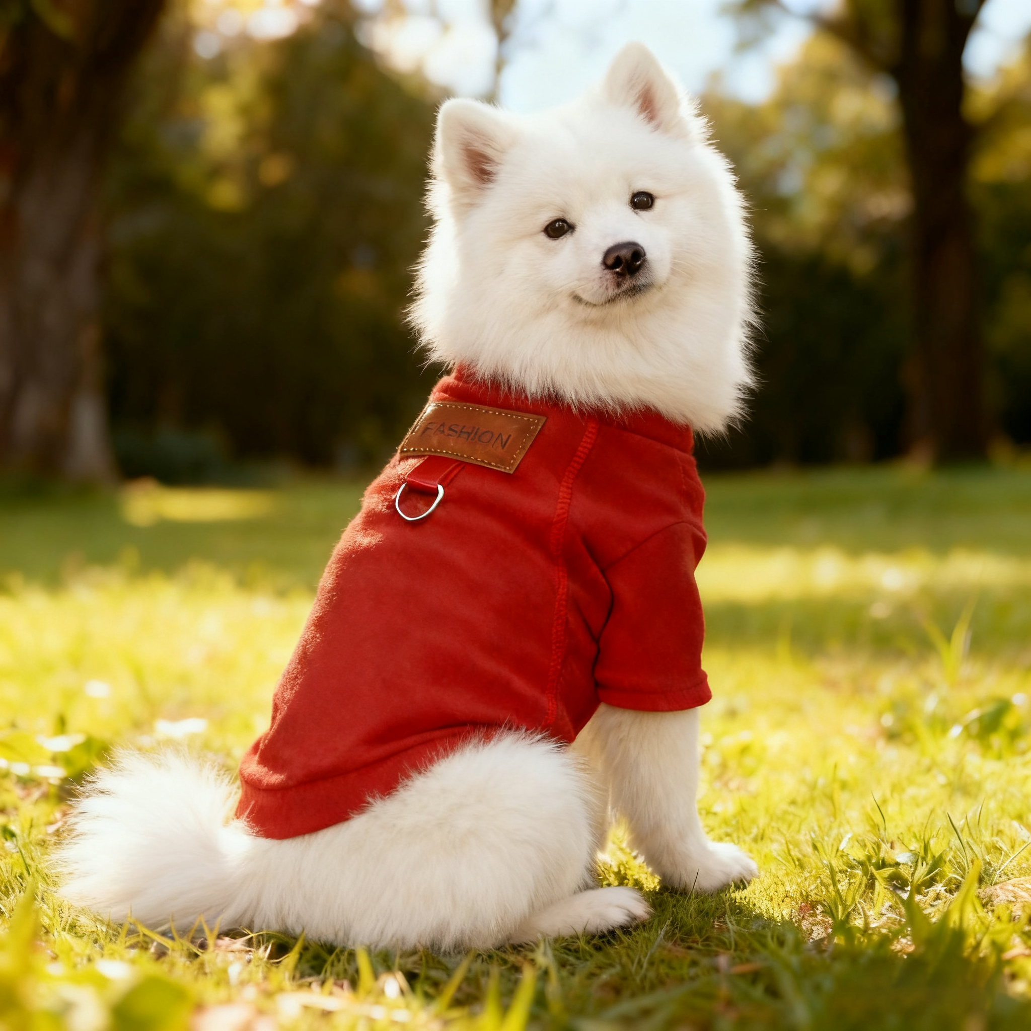 萨摩耶专用狗狗衣服大型犬冬天卫衣加绒加厚棉衣大狗可牵引秋冬季