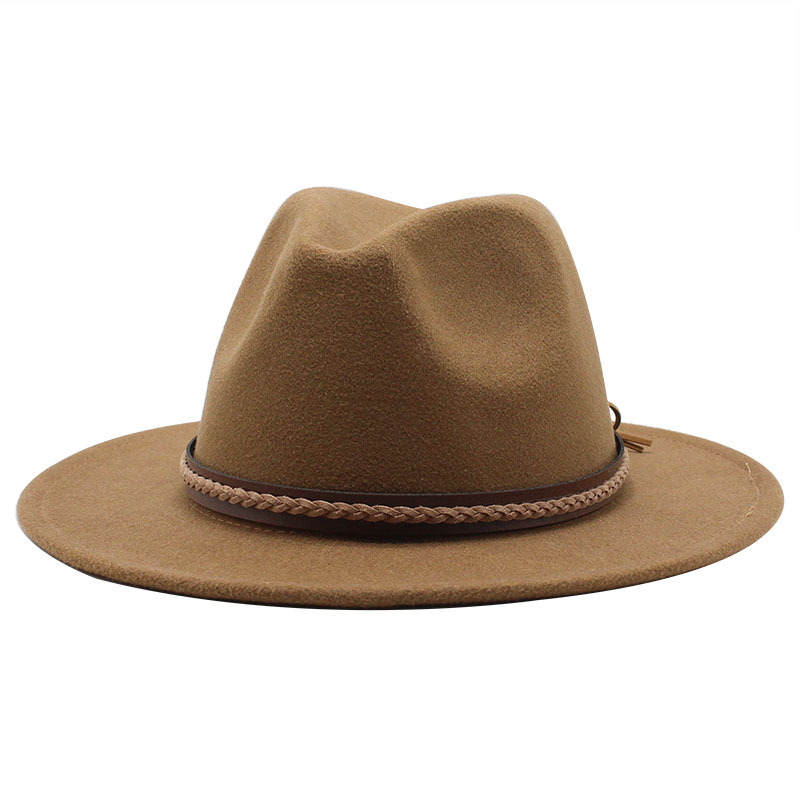 Multicolor autumn and winter jazz hat