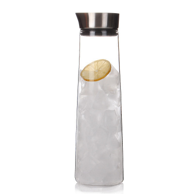 water carafe glass (1 liter)glass carafe with lid and spout