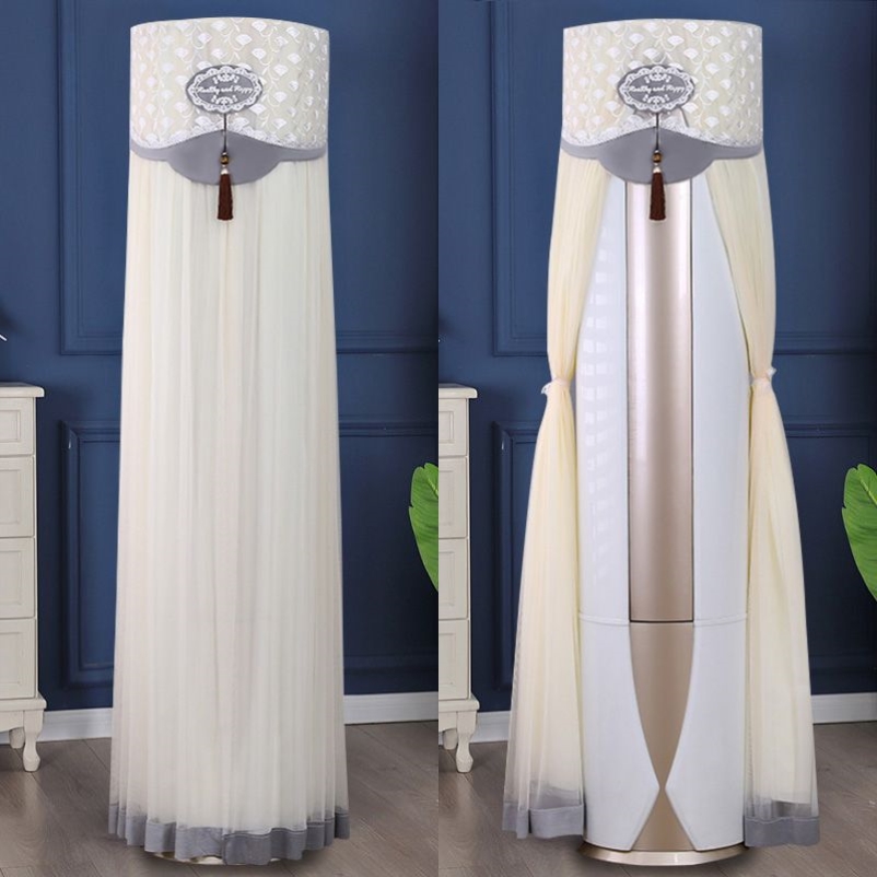 立式空调防尘罩空调罩客厅圆形圆柜机格力海尔通用防尘套