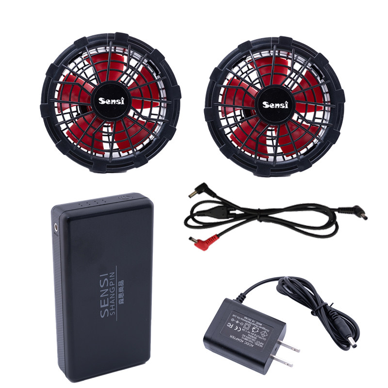 户外防暑空调服风扇降温衣服15V无刷大功率风扇降温工作服专用i.