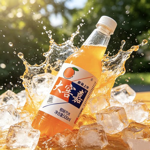 大窖嘉橙味香槟荔枝菠萝汽水500ml夏日解馋解暑露营碳酸饮料批发