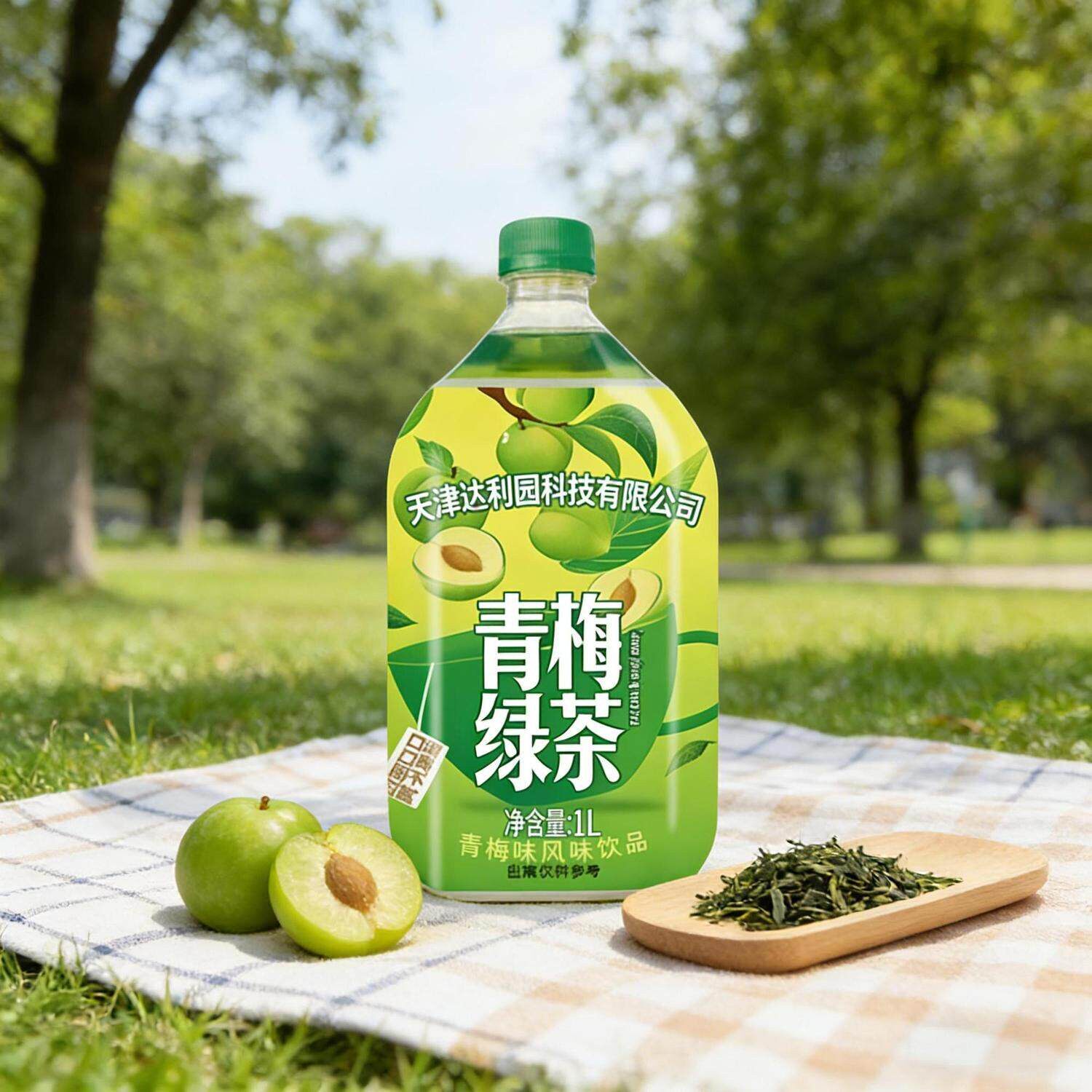 冰红茶1L装青梅绿茶大瓶果香浓郁甘醇口感清爽调酒用饮料批发
