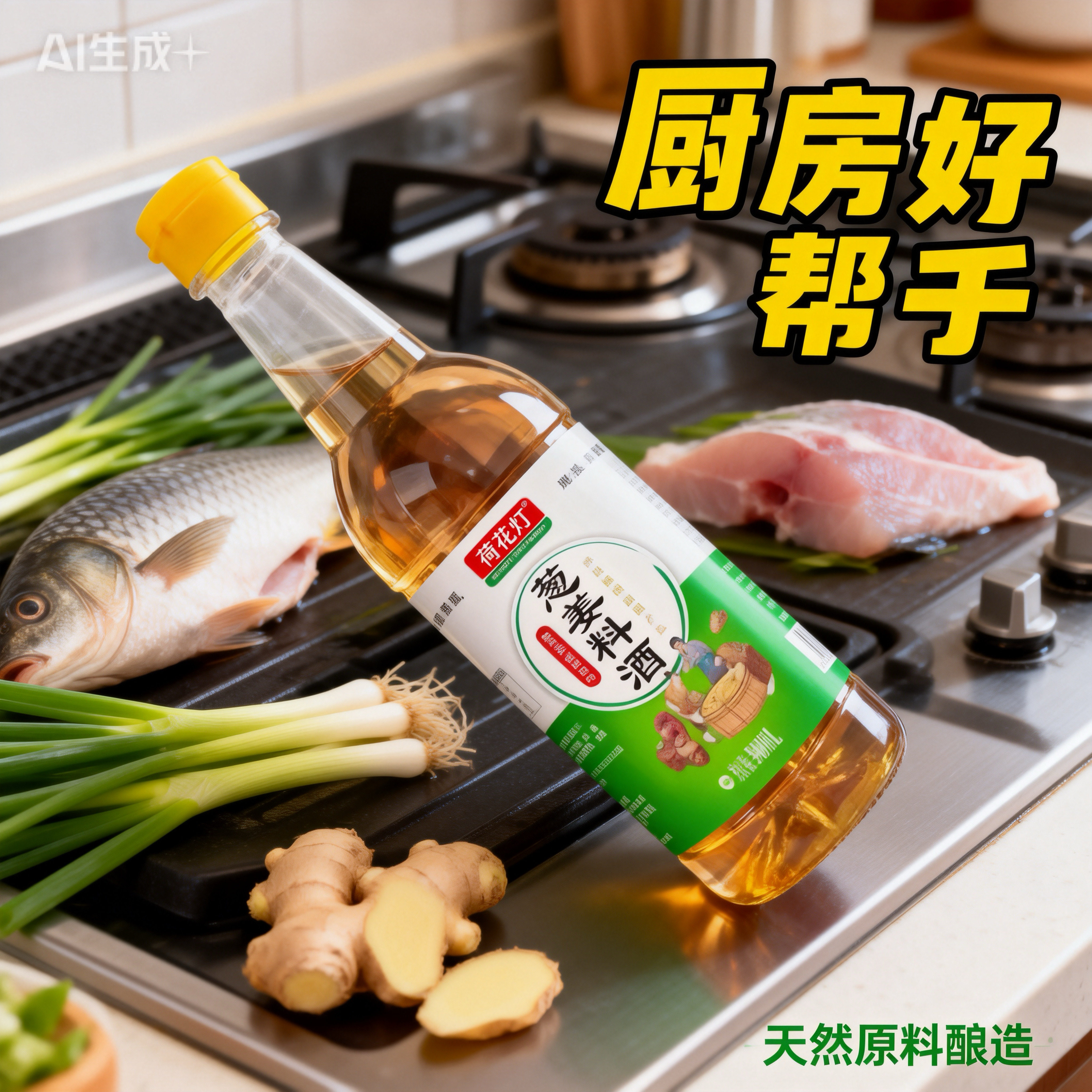 荷花料酒瓶装家用厨房调味料炒菜凉拌菜调味料,粮油调味/速食/干货/烘焙,酱油,淘宝优惠券,粉丝福利购,淘宝优惠卷