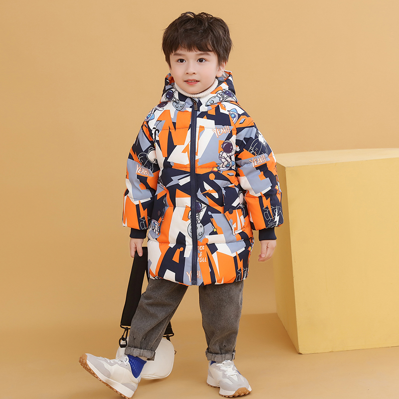 巴拉童话坞羽绒服儿童中长款直销