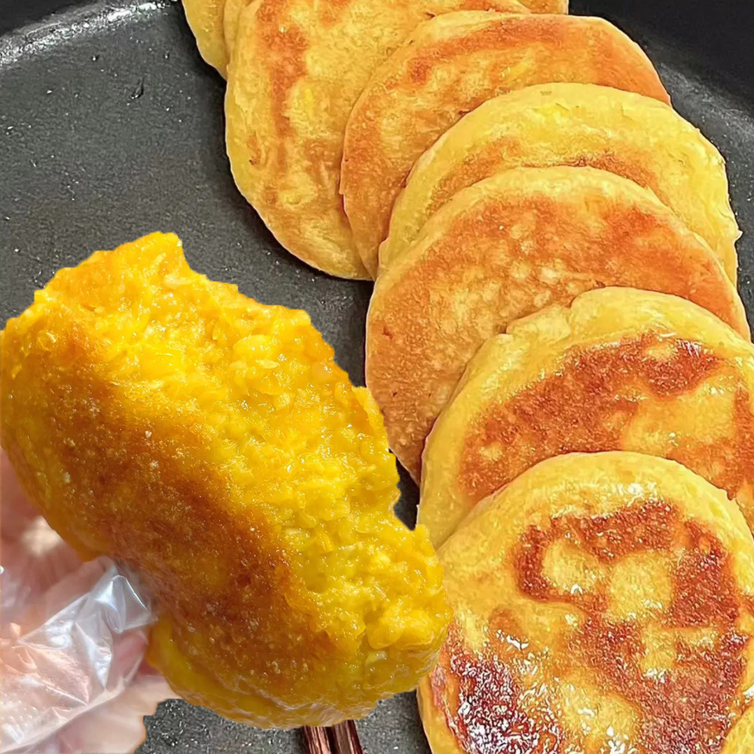 0添蔗糖东北玉米浆包糯玉米饼