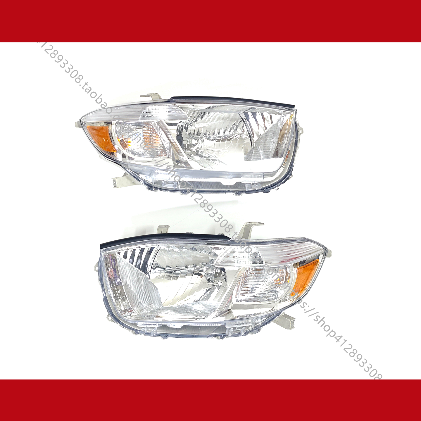 老款汉兰达原装大灯壳罩半总成