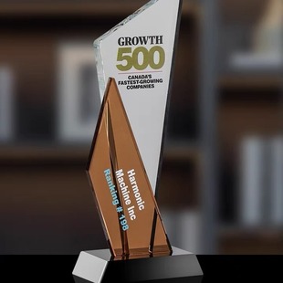 2023新款创意水晶奖杯制作创意高档玻璃奖牌高端纪念奖座刻字制作