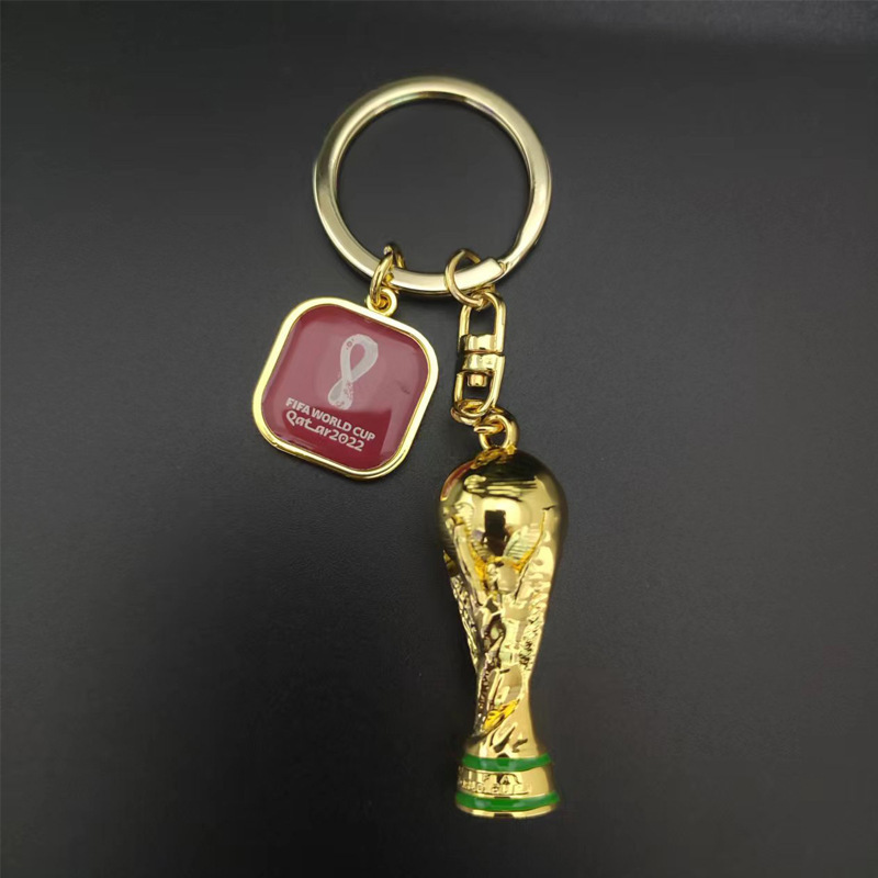 迷你足球球迷用品挂件钥匙扣包包挂饰世界杯纪念品送男女球迷赛事