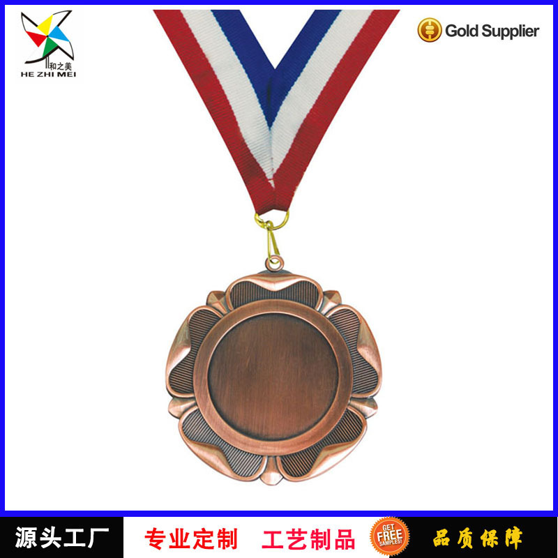 金属奖牌定制运动会荣誉挂牌烤漆马拉松跑步比赛纪念奖章铜牌合金