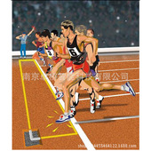 马拉松比赛计时计圈装 备设备系统跑步记圈器仪器中长跑测试仪部队