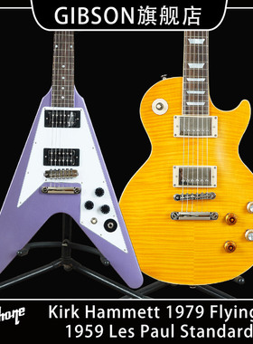 Epiphone Kirk Hammett摇滚1979 Flying V电吉他1959 LP Standard