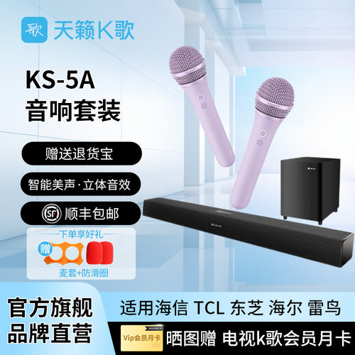 天籁k歌KS-5A蓝牙音响K歌组合