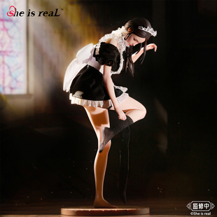 She 现货 Lou real 超写实手办摆件礼物 女仆