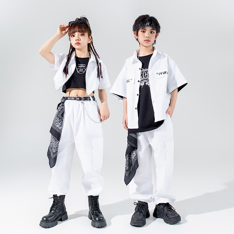 街舞儿童潮服hip-hop嘻哈演出服