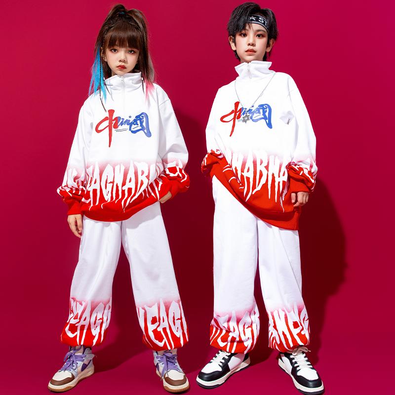 儿童街舞运动会演出服爵士嘻哈