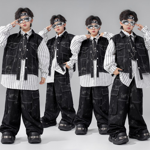 街舞儿童潮服hiphop嘻哈套装