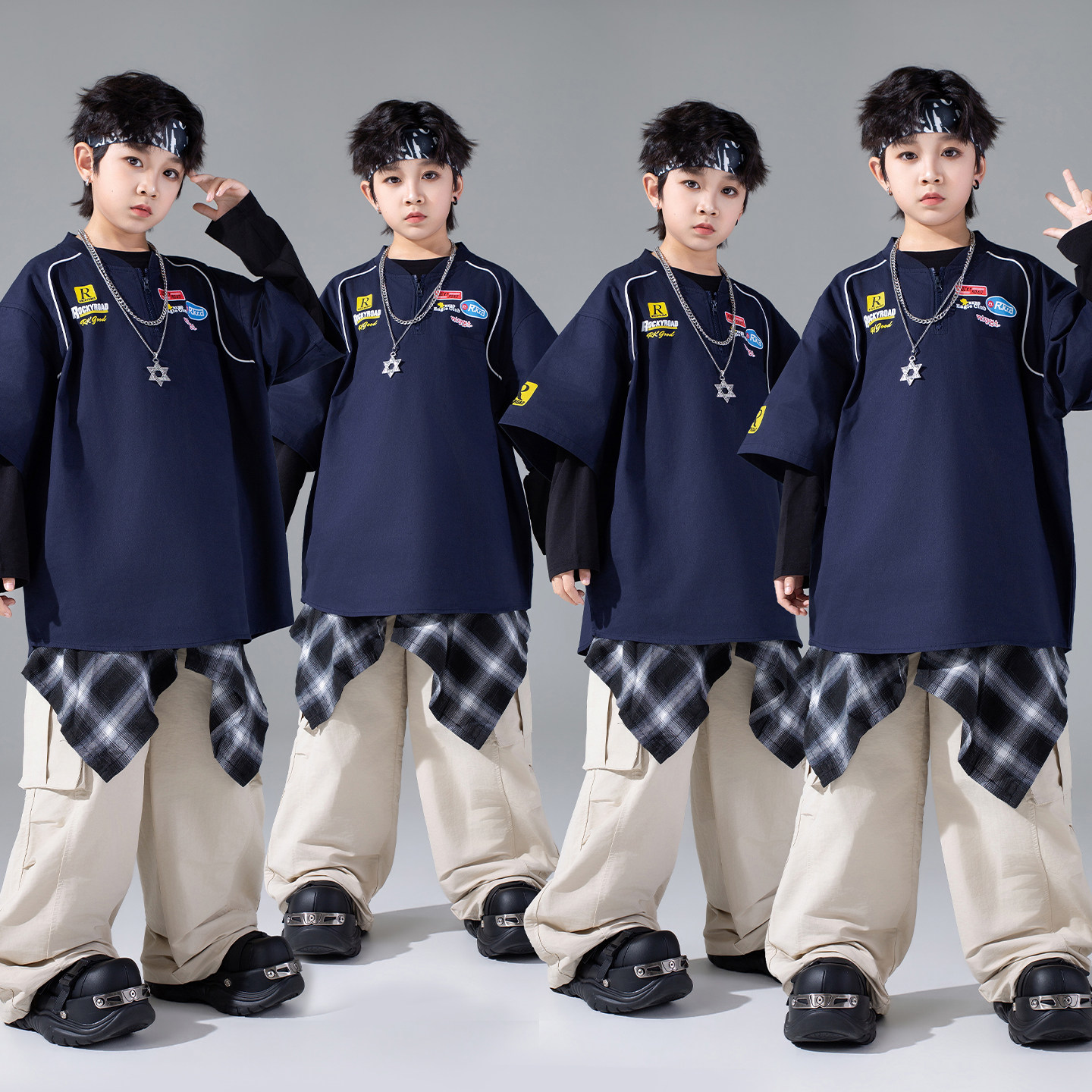 儿童街舞潮服hiphop嘻哈套装男童架子鼓元旦演出服少儿宽松表演服,童装/婴儿装/亲子装,儿童演出服,淘宝优惠券,粉丝福利购,淘宝优惠卷