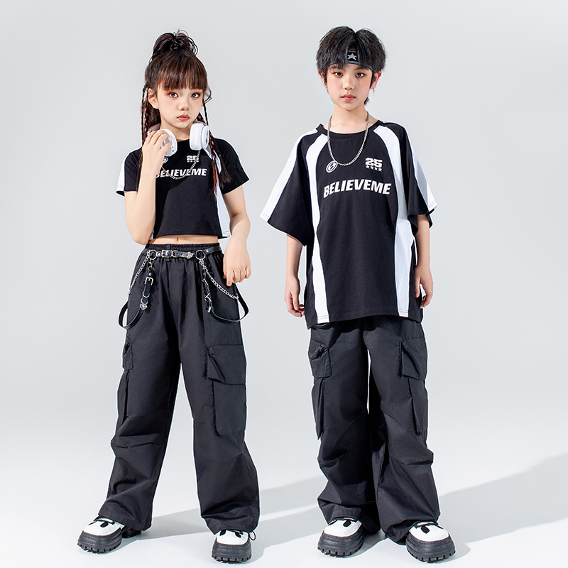 街舞演出服儿童嘻哈表演hip-hop
