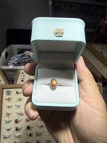 s925银戒指开口戒活口戒戒指纯银天然石素圈金骨干玛瑙水晶彩宝
