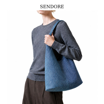 SENDORE森岛/托特包 牛仔四季大容量单肩托特包休闲时尚通勤
