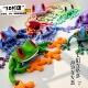 年流行 黑科技打印磁吸青蛙冰箱贴关节可动摆件夜光龙玩具