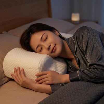 防侧睡枕头不压脸法令纹美容枕仰睡枕女生固定睡姿睡眠平躺枕头