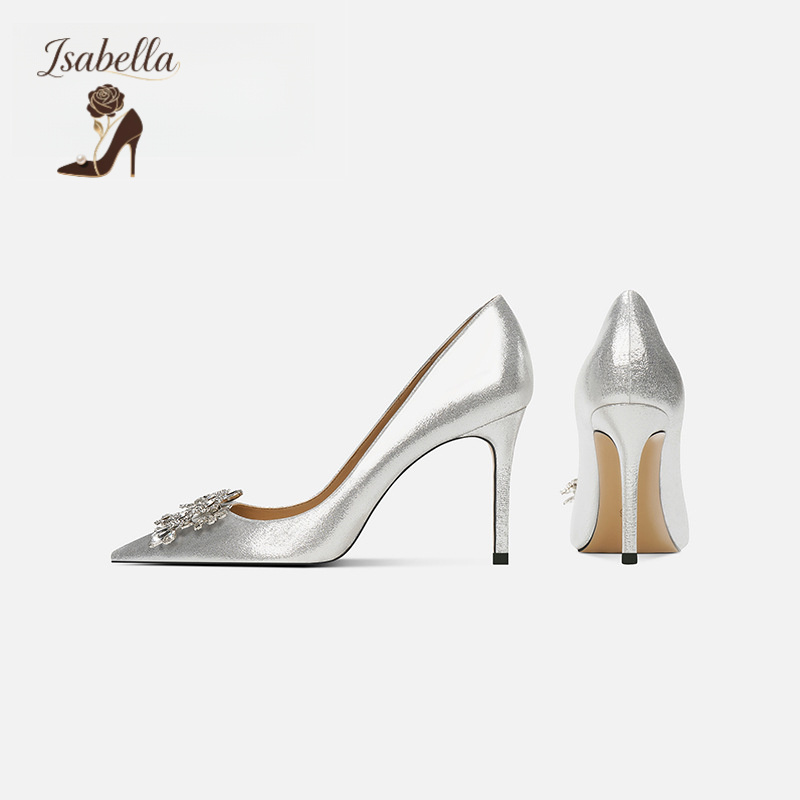 Isabella新款订婚鞋新娘鞋秀禾主