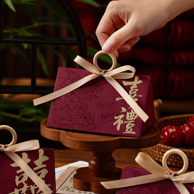 结婚喜糖盒子高级感婚礼