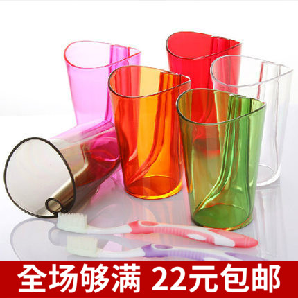 大小漱口杯情侣家用创意个性潮流儿童刷牙杯子塑料一个情侣简约杯