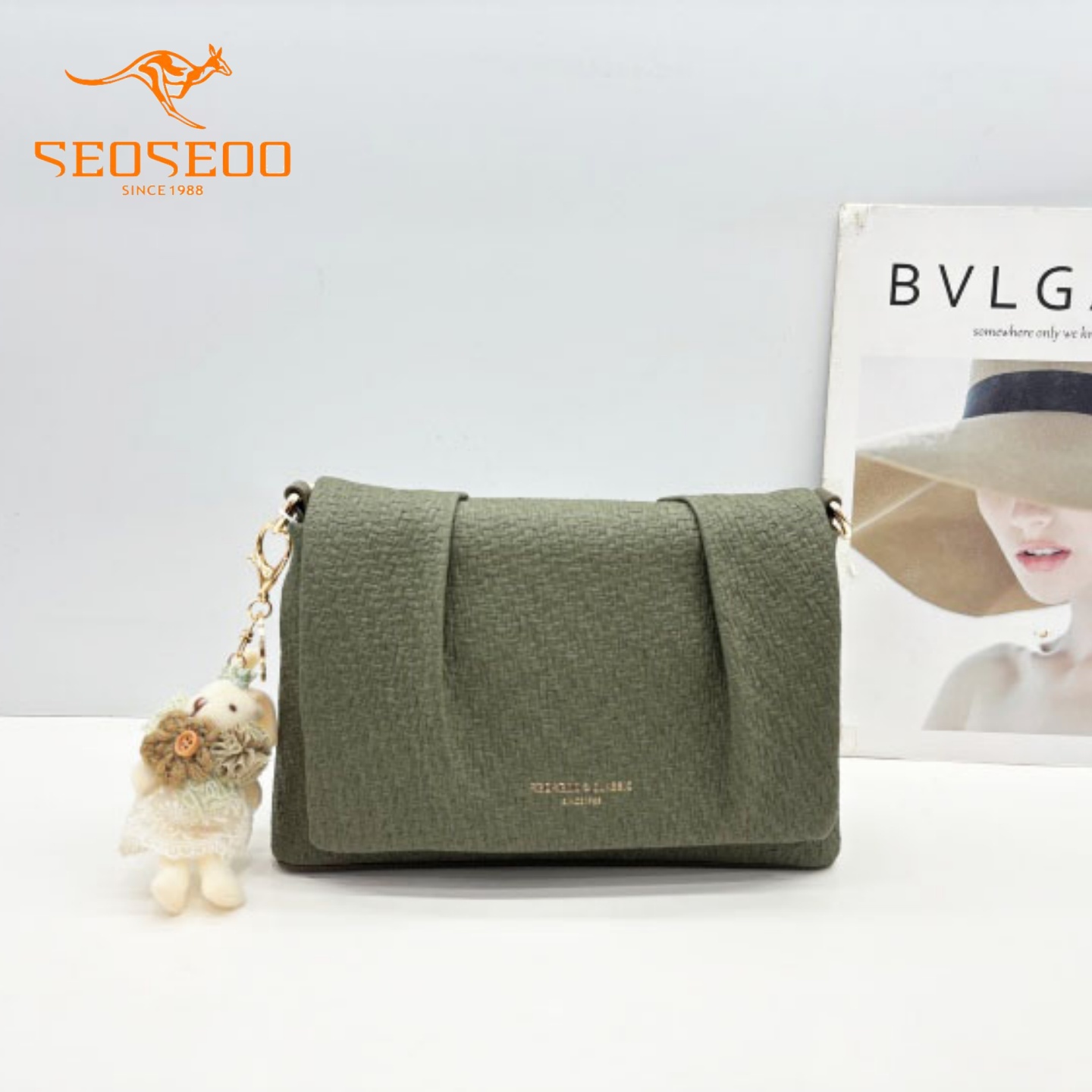 SEOSEOO/九州袋鼠商场同款云朵包