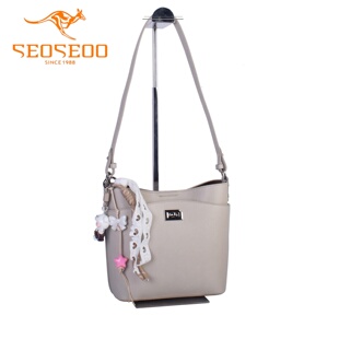 小众水桶包单肩斜挎792628 商场同款 SEOSEOO 九州袋鼠女包2026新款