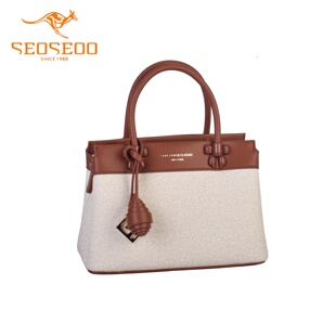 SEOSEOO/九州袋鼠女包2026新款商场同款小众撞色手提包单肩792497