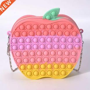 Toy Sim Fidget Bubble Push Rainbow Sss Reliver Toys Bag Cute