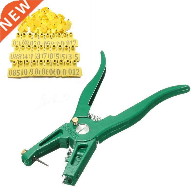 Animal Sheep Livestock Ear Tags Lables Marking Plier(100X ye
